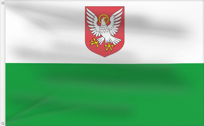 Drapeau, avec deux œillets métalliques et guindant renforcé : Läänemaa lipp