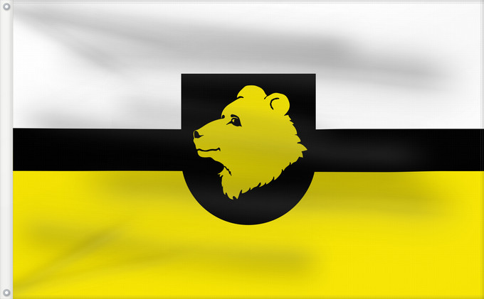 Drapeau, avec deux œillets métalliques et guindant renforcé : Otepää Parish	Otepää valla lipp