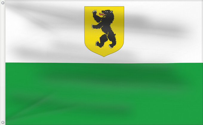 Drapeau, avec deux œillets métalliques et guindant renforcé : Pärnumaa lipp