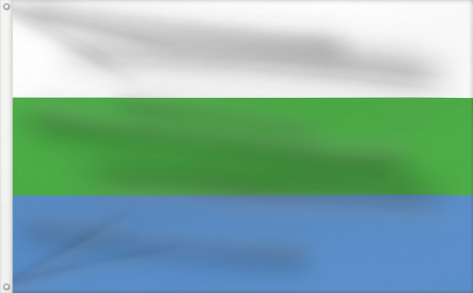 Drapeau, avec deux œillets métalliques et guindant renforcé : Tamsalu	Municipal flag of Tamsalu  Estonia