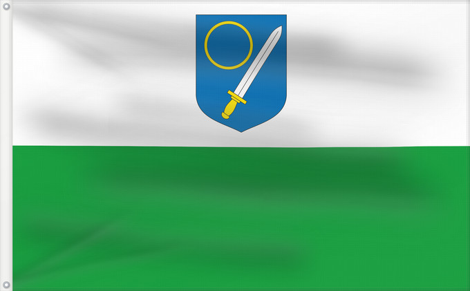 Drapeau, avec deux œillets métalliques et guindant renforcé : Võrumaa lipp