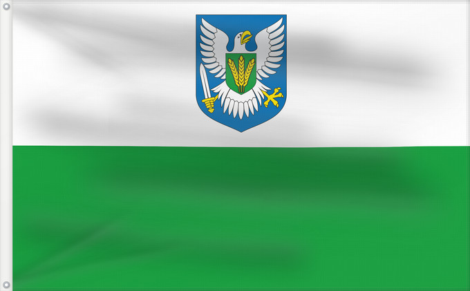 Flag, with two metal eyelets and reinforced hoist: Viljandimaa lipp	Viljandimaa