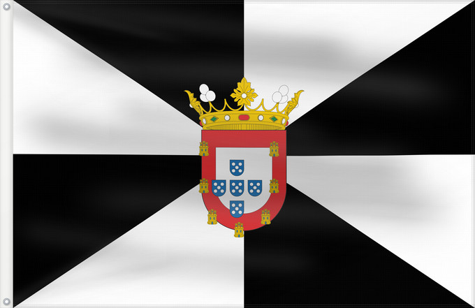 Flag, with two metal eyelets and reinforced hoist: Ceuta	Ceuta  Spain	Ceuta  España