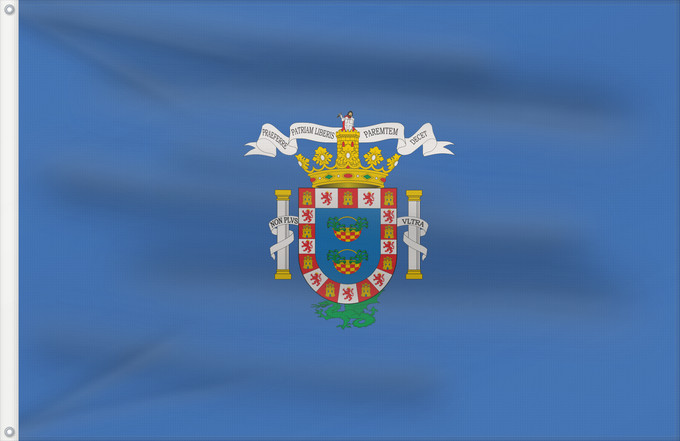 Bandera, con dos ojales metálicos y lado del asta reforzado: Melilla Melilla Melilla España