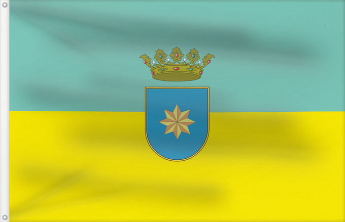 Flag, with two metal eyelets and reinforced hoist: Alaejos	Alaejos, en Valladolid  España
