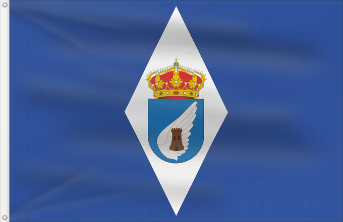 Bandera, con dos ojales metálicos y lado del asta reforzado: Albalate de Cinca Albalate de Cinca-Huesca-Spain Albalate de Cinca-Huesca Su paño será rectangular