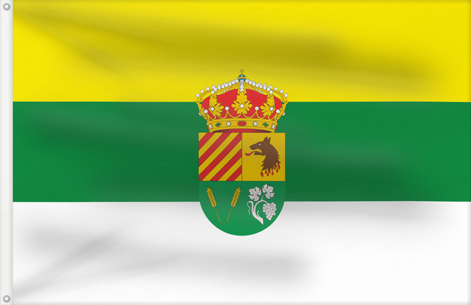 Flag, with two metal eyelets and reinforced hoist: Algete D Algete E Alcorcón Alcorcón Bandièra d Alcorcón