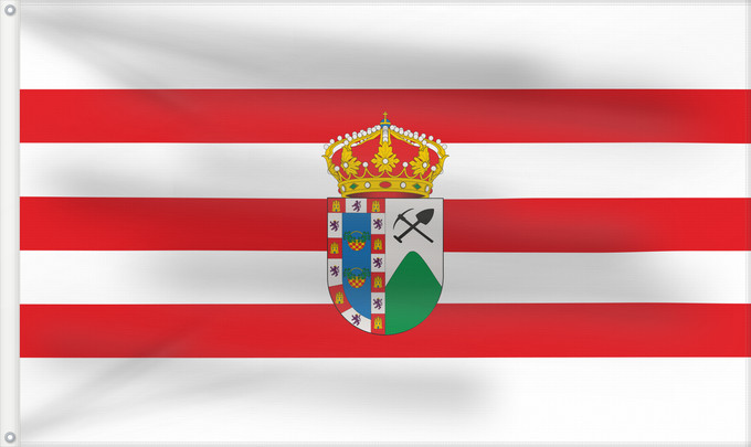 Bandera, con dos ojales metálicos y lado del asta reforzado: Alosno Spain	Alosno	Alosno  Huelva