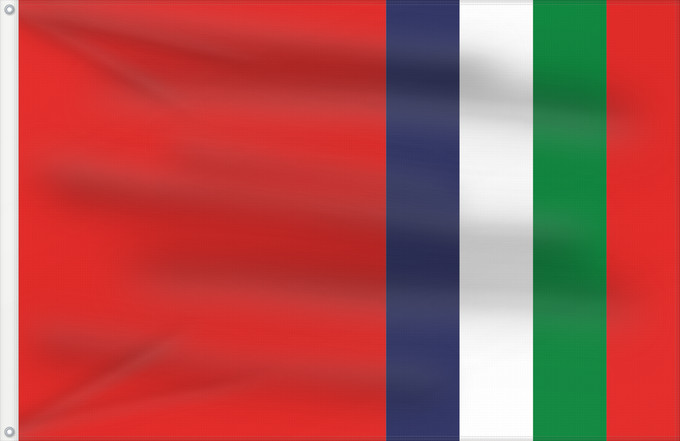 Bandera, con dos ojales metálicos y lado del asta reforzado: Alternativa de l Aldea	L'Aldea (alternative)	L'Aldea (alternativa)	L'Aldea (alternativ)