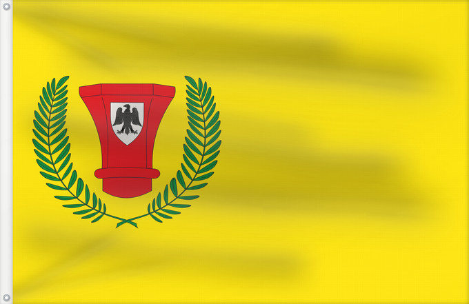 Bandera, con dos ojales metálicos y lado del asta reforzado: Ambel Ambel-Zaragoza-Spain Ambel-Zaragoza