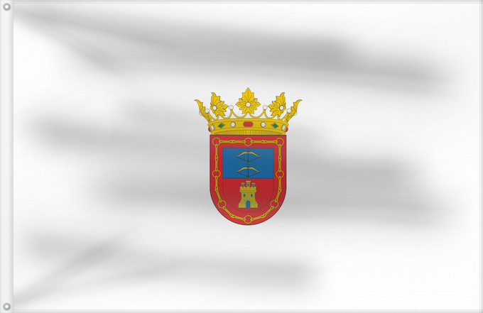 Bandera, con dos ojales metálicos y lado del asta reforzado: Arcos	Los Arcos	Municipio de Los Arcos  Navarra-España