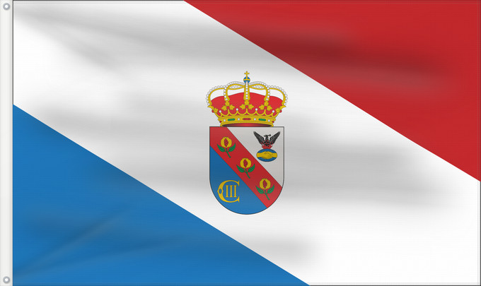 Bandera, con dos ojales metálicos y lado del asta reforzado: Arenas del Rey Granada Arenas del Rey, Granada, Spain Arenas del Rey Arenas del Rey, Granada, España