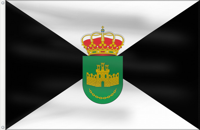 Bandera, con dos ojales metálicos y lado del asta reforzado: Arjonilla  Jaén	Arjonilla, Jaén, Spain	Arjonilla	Arjonilla, Jaén, España