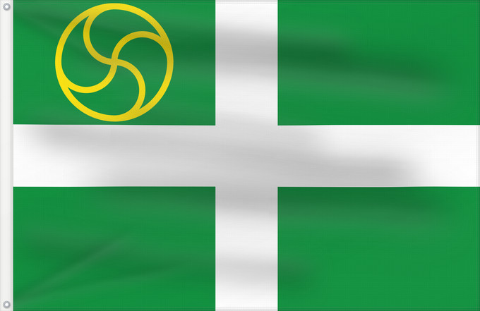 Bandera, con dos ojales metálicos y lado del asta reforzado: Arrieta bandera	Municipal de es Arrieta De proporción 2 3, sobre campo verde	Eu Arrietako udal ikurrina 2/3 eredukoa