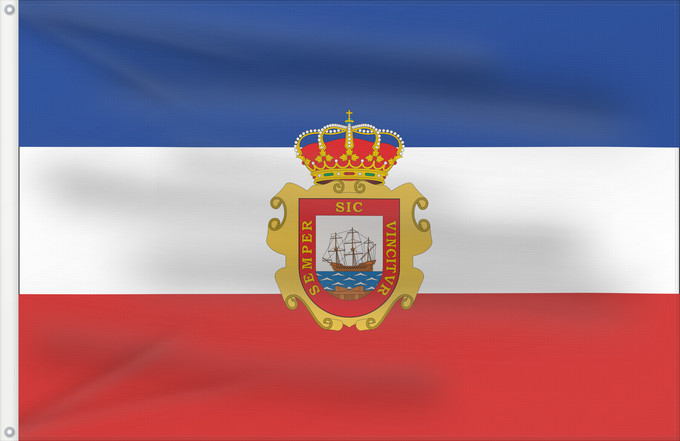 Bandera, con dos ojales metálicos y lado del asta reforzado: Astillero Cantabria Astillero, Cantabria, Spain Astillero Astillero, Cantabria, España.