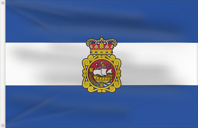 Flag, with two metal eyelets and reinforced hoist: Aviles