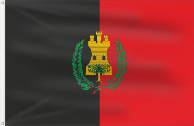 Bandera, con dos ojales metálicos y lado del asta reforzado: Ayamonte Spain	Ayamonte	Ayamonte  Huelva