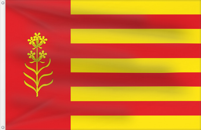 Flag, with two metal eyelets and reinforced hoist: Azuara	Azuara-Zaragoza-Spain	Azuara-Zaragoza