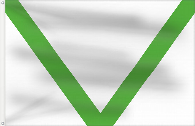 Bandera, con dos ojales metálicos y lado del asta reforzado: Barajas de Melo Spain