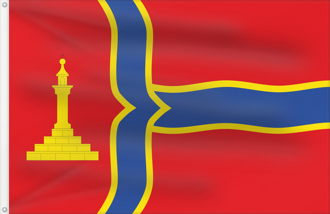Bandera, con dos ojales metálicos y lado del asta reforzado: Bisimbre	Bisimbre-Zaragoza-Spain	Bisimbre-Zaragoza