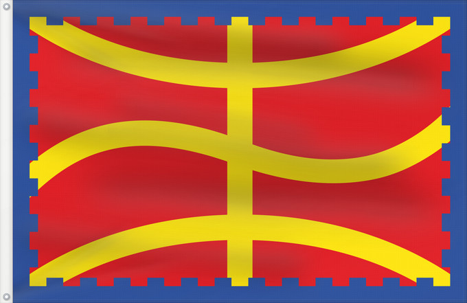 Flag, with two metal eyelets and reinforced hoist: Bujaraloz Bujaraloz, Zaragoza, Spain Bujaraloz Zaragoza
