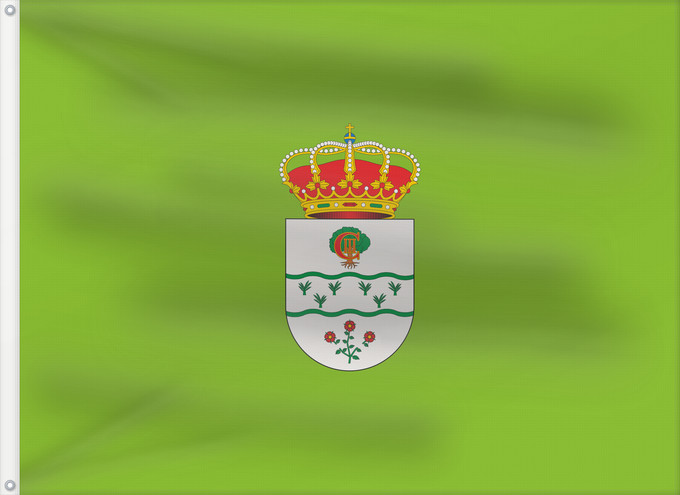 Bandera, con dos ojales metálicos y lado del asta reforzado: Cañada Rosal  Sevilla	Cañada Rosal, Seville, Spain	Cañada Rosal	Cañada Rosal, Sevilla, España
