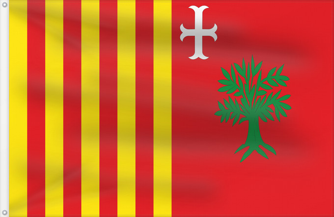 Flag, with two metal eyelets and reinforced hoist: Cadrete	Cadrete-Zaragoza-Spain	Cadrete-Zaragoza