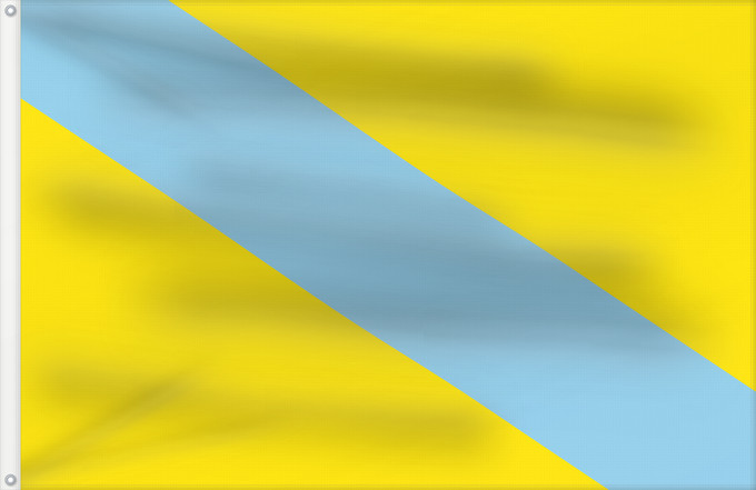 Flag, with two metal eyelets and reinforced hoist: Canovelles	Canovelles  Cataluña	Canovelles  Catalunya