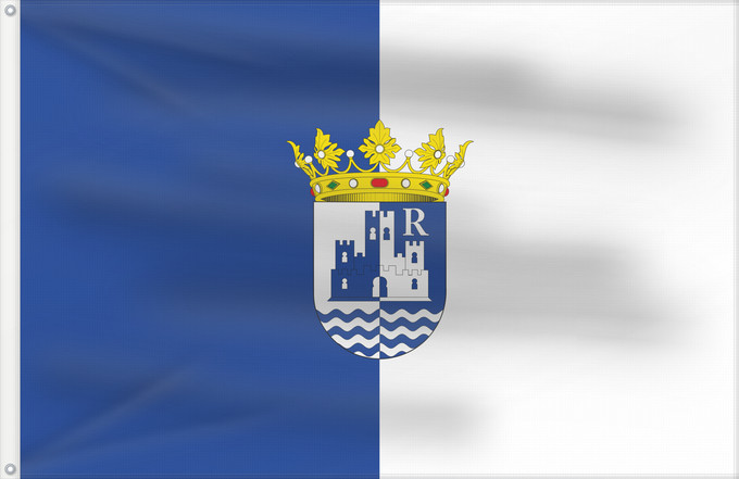 Bandera, con dos ojales metálicos y lado del asta reforzado: Castilléjar Castilléjar, Granada, Spain Representación de la bandera de Castilléjar
