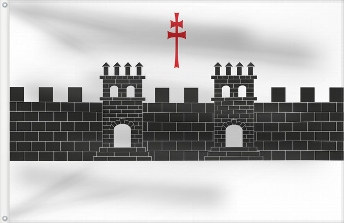 Flag, with two metal eyelets and reinforced hoist: Conesa	It is easy to put a border around this flag image	Apaisada	Apaïsada