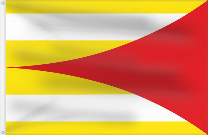 Flag, with two metal eyelets and reinforced hoist: Fabara Paño