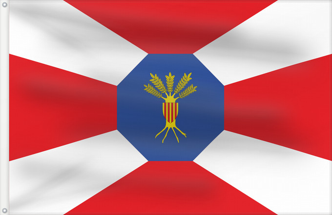 Flag, with two metal eyelets and reinforced hoist: El Frasno El Frasno-Zaragoza-Spain El Frasno-Zaragoza