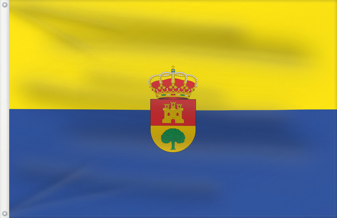 Bandera, con dos ojales metálicos y lado del asta reforzado: Freila Granada Freila, Granada, Spain Freila Freila, Granada, España