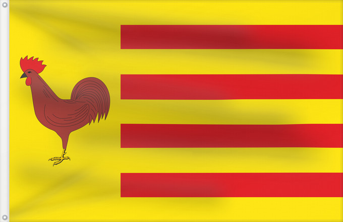 Flag, with two metal eyelets and reinforced hoist: Gallur	Gallur La bandera rectangular