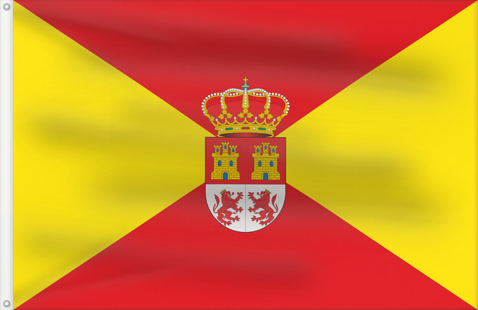 Bandera, con dos ojales metálicos y lado del asta reforzado: Gor  Granada	Gor, Granada, Spain	Gor, Grenade	Gor, Granada, España.	Gor, Granada