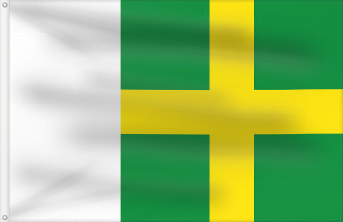 Bandera, con dos ojales metálicos y lado del asta reforzado: Lújar Spain Lújar, in Granada province, Spain Lújar Rectangular
