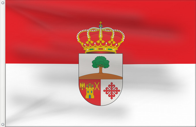 Bandera, con dos ojales metálicos y lado del asta reforzado: Lahiguera Jaén Lahiguera, Jaén, Spain Lahiguera, Jaén Lahiguera, Jaén, España