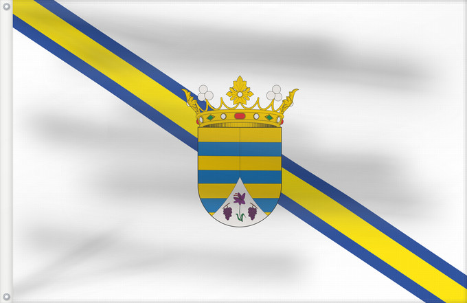 Bandera, con dos ojales metálicos y lado del asta reforzado: Letux	Of Letux-Zaragoza-Spain	De Letux-Zaragoza