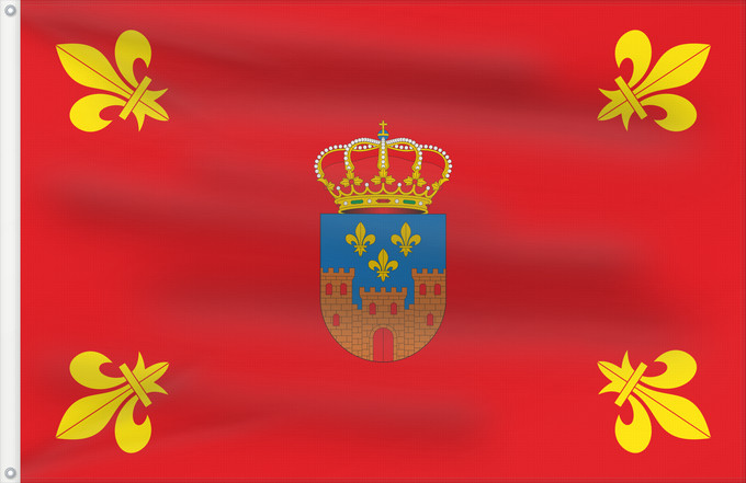 Bandera, con dos ojales metálicos y lado del asta reforzado: Logrosán Cáceres Logrosán, Cáceres, Spain Logrosán Logrosán, Cáceres, España
