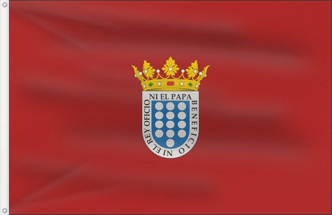Drapeau, avec deux œillets métalliques et guindant renforcé : Medina del Campo  Valladolid	Medina del Campo, in Valladolid  Spain	Medina del Campo	Medina del Campo, en Valladolid  España