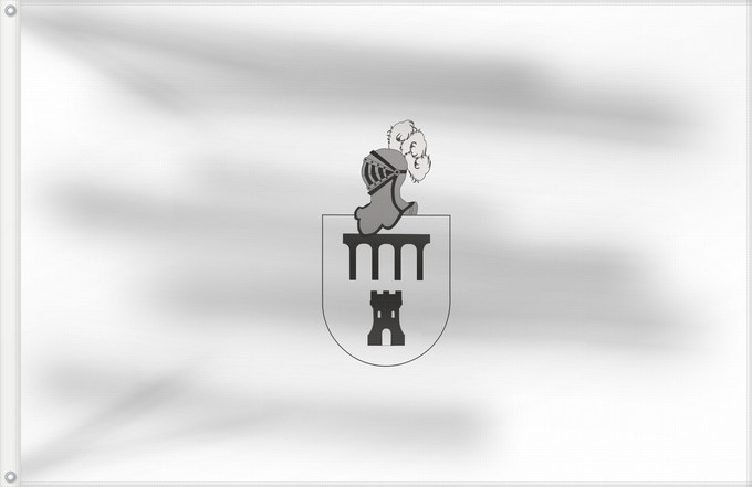 Bandera, con dos ojales metálicos y lado del asta reforzado: Noáin Municipio de Noáin Navarra - España