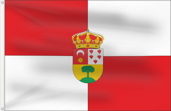 Bandera, con dos ojales metálicos y lado del asta reforzado: Olaberria	Olaberria, Gipuzkoa. Fuente