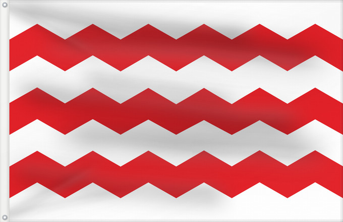 Bandera, con dos ojales metálicos y lado del asta reforzado: Sanaüja	It is easy to put a border around this flag image	Apaisada	Apaïsada