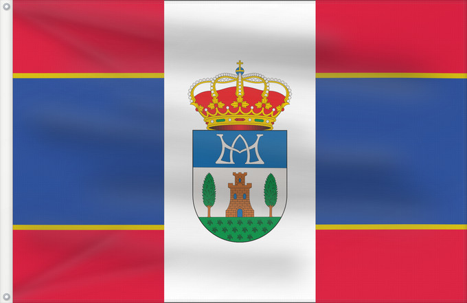 Bandera, con dos ojales metálicos y lado del asta reforzado: Santa María del Páramo León Santa María del Páramo, León, Spain Santa María del Páramo Santa María del Páramo, León, España