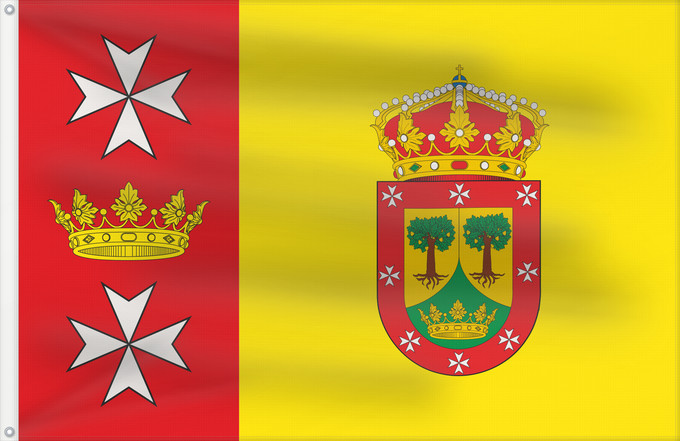 Bandera, con dos ojales metálicos y lado del asta reforzado: Soto de Cerrato	Soto de Cerrato  Palencia, Spain	Muncipal de Soto de Cerrato