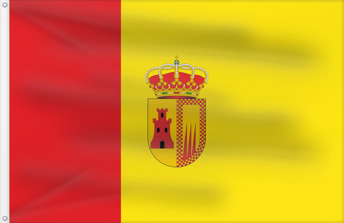 Bandera, con dos ojales metálicos y lado del asta reforzado: Torre-Cardela Granada Torre-Cardela, Granada, Spain Torre-Cardela Torre-Cardela, Granada, España