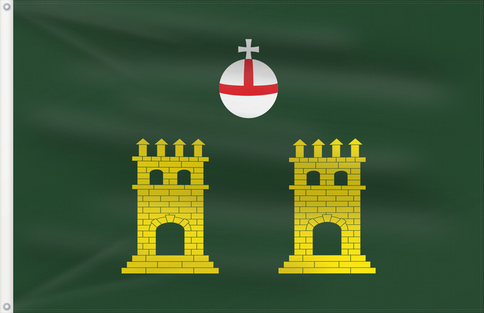 Flag, with two metal eyelets and reinforced hoist: Torrebesses Representación de la bandera de Torrebesses Representació de la bandera de Torrebesses