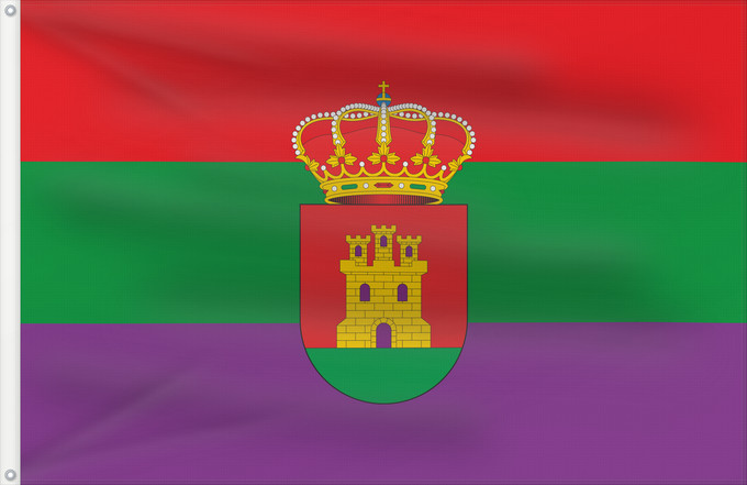 Bandera, con dos ojales metálicos y lado del asta reforzado: Torredelcampo Jaén Torredelcampo, Jaén, Spain Torredelcampo Torredelcampo, Jaén, España