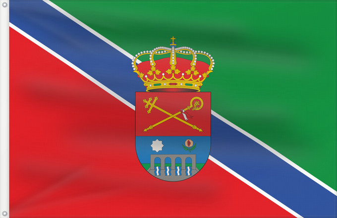 Bandera, con dos ojales metálicos y lado del asta reforzado: Víznar  Granada	Víznar, Granada, Spain	Víznar	Víznar, Granada, España