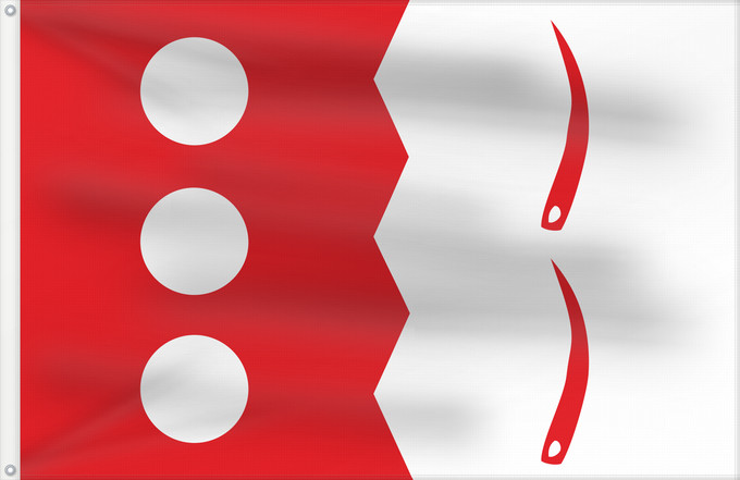 Bandera, con dos ojales metálicos y lado del asta reforzado: Villafranca de Córdoba Villafranca de Córdoba, Spain Villafranca de Córdoba España Rectangular vez y media más larga